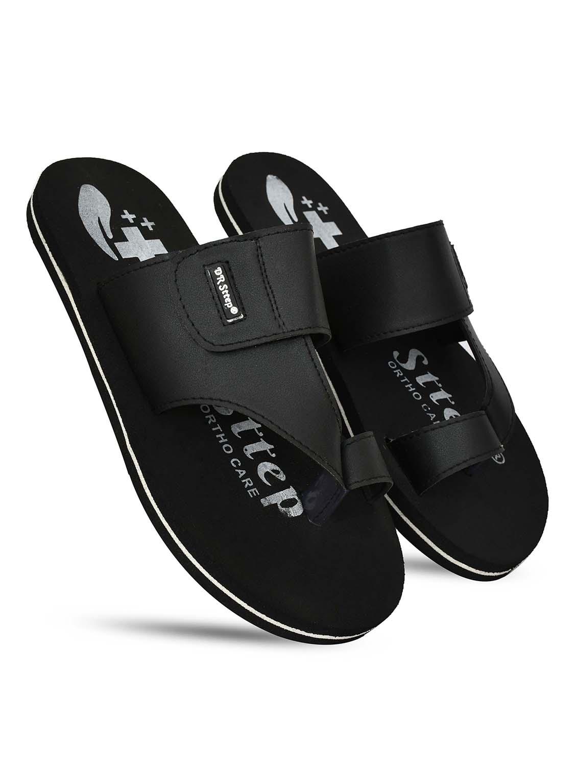 men black one toe flip flop - 22037838 - Standard Image - 3