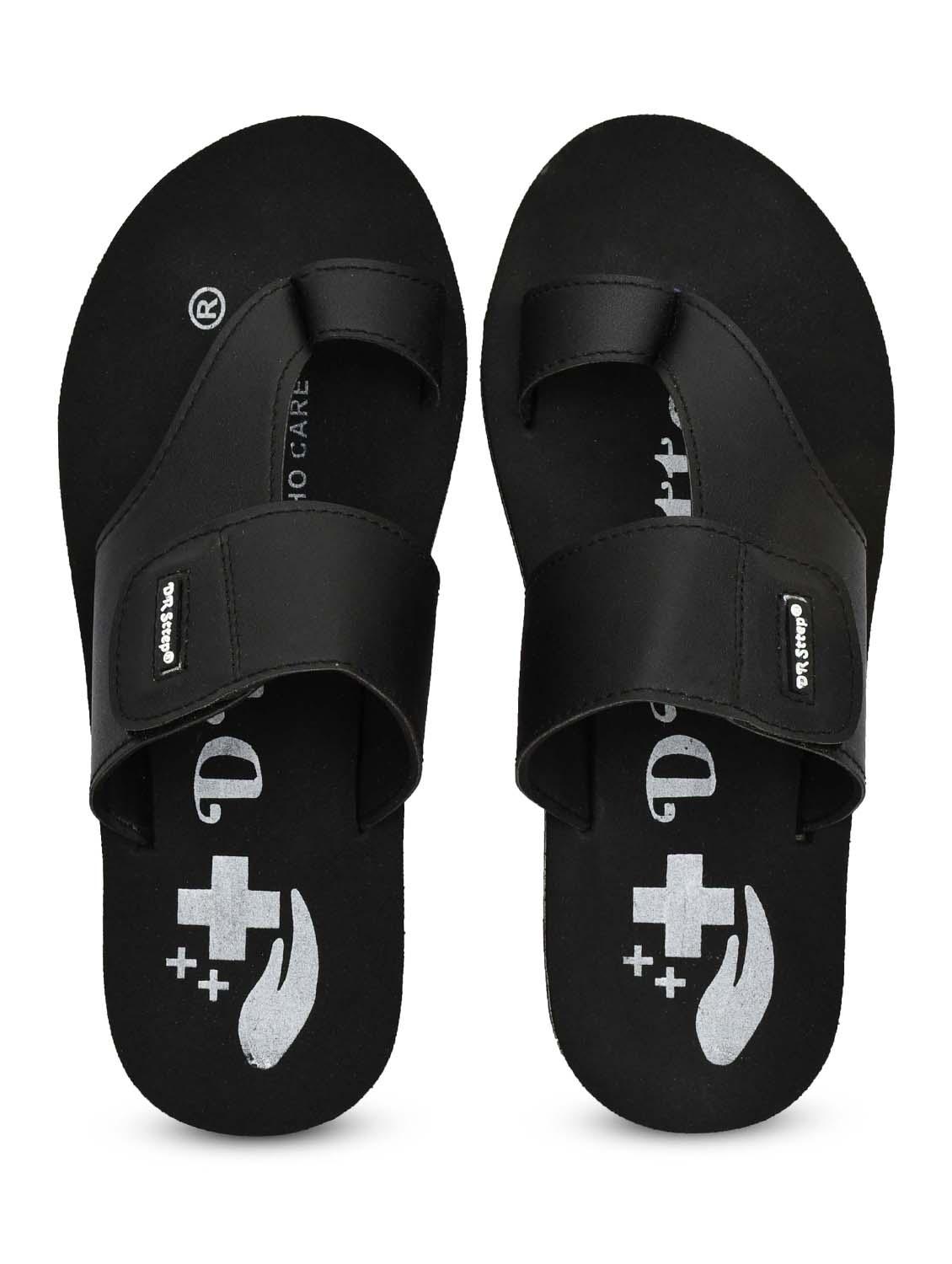 men black one toe flip flop - 22037838 - Standard Image - 5