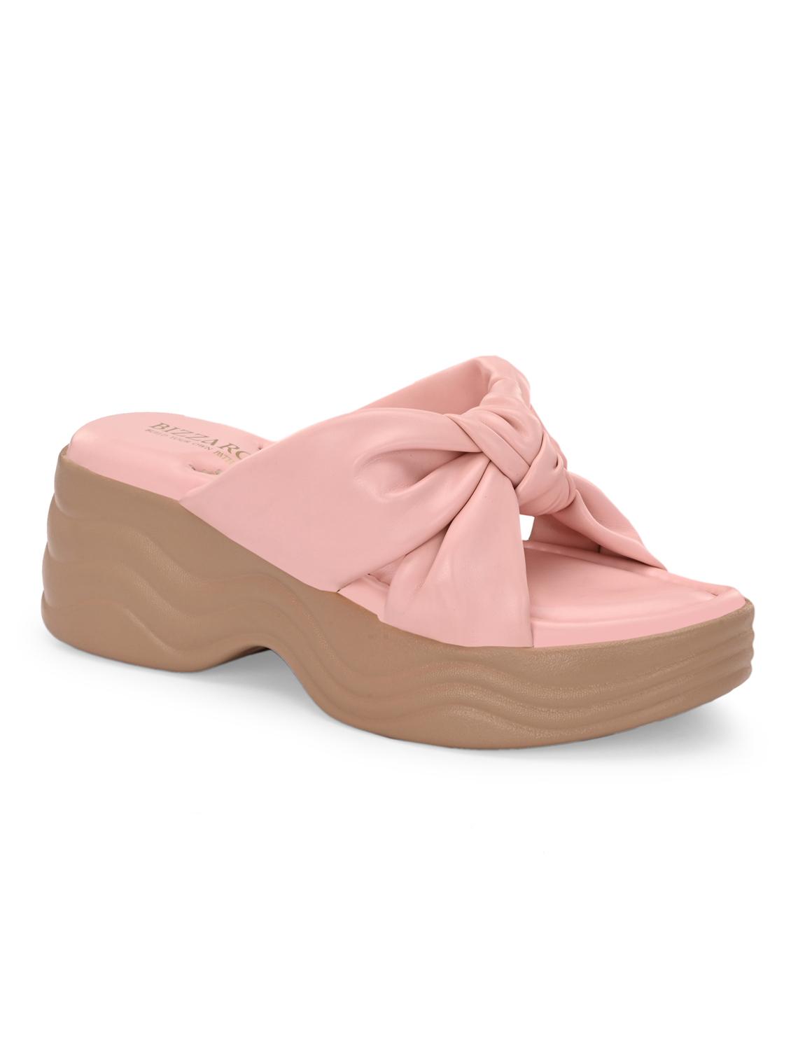 women pink slip on wedge - 22037845 - Standard Image - 3