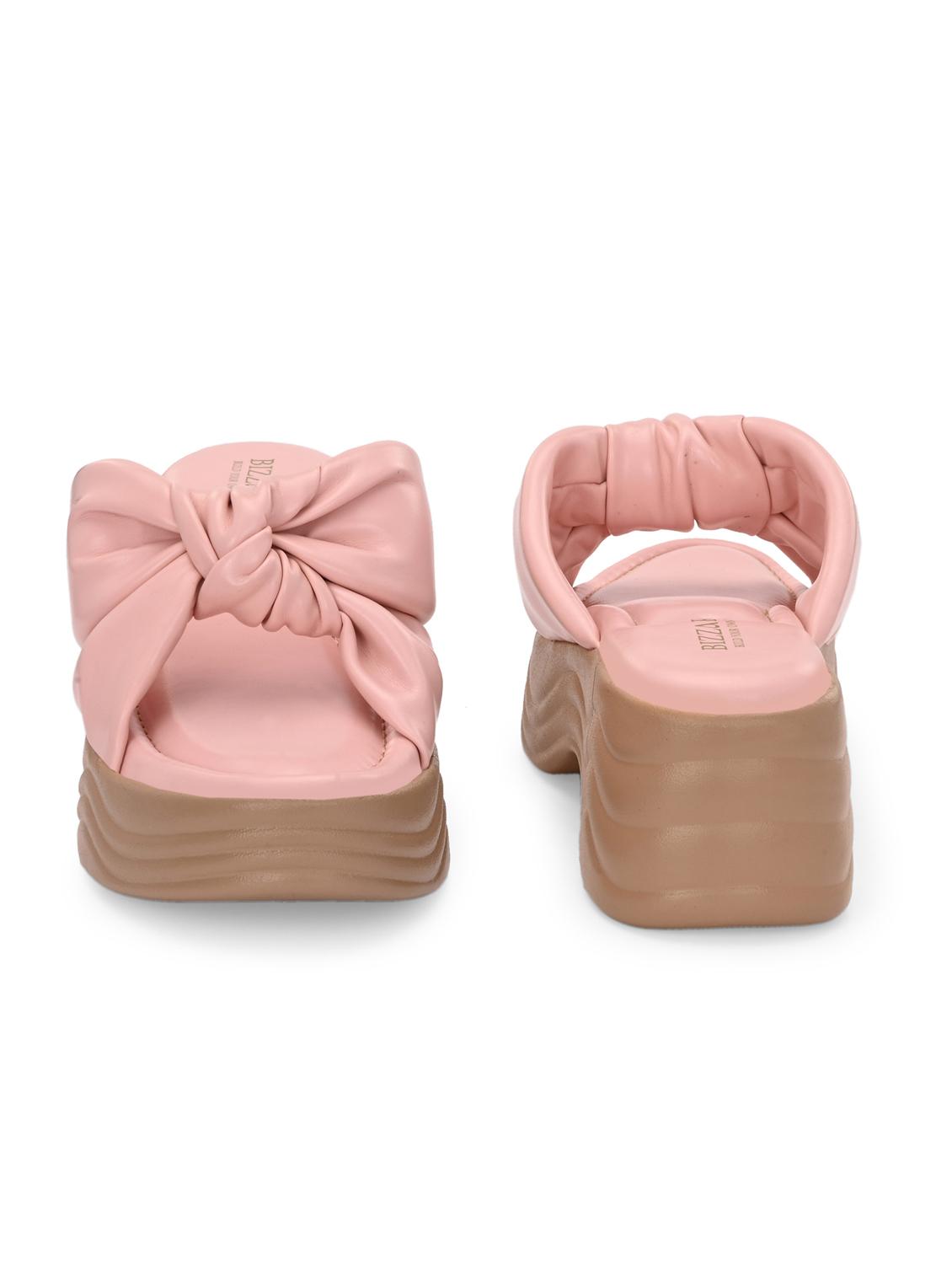women pink slip on wedge - 22037845 - Standard Image - 5