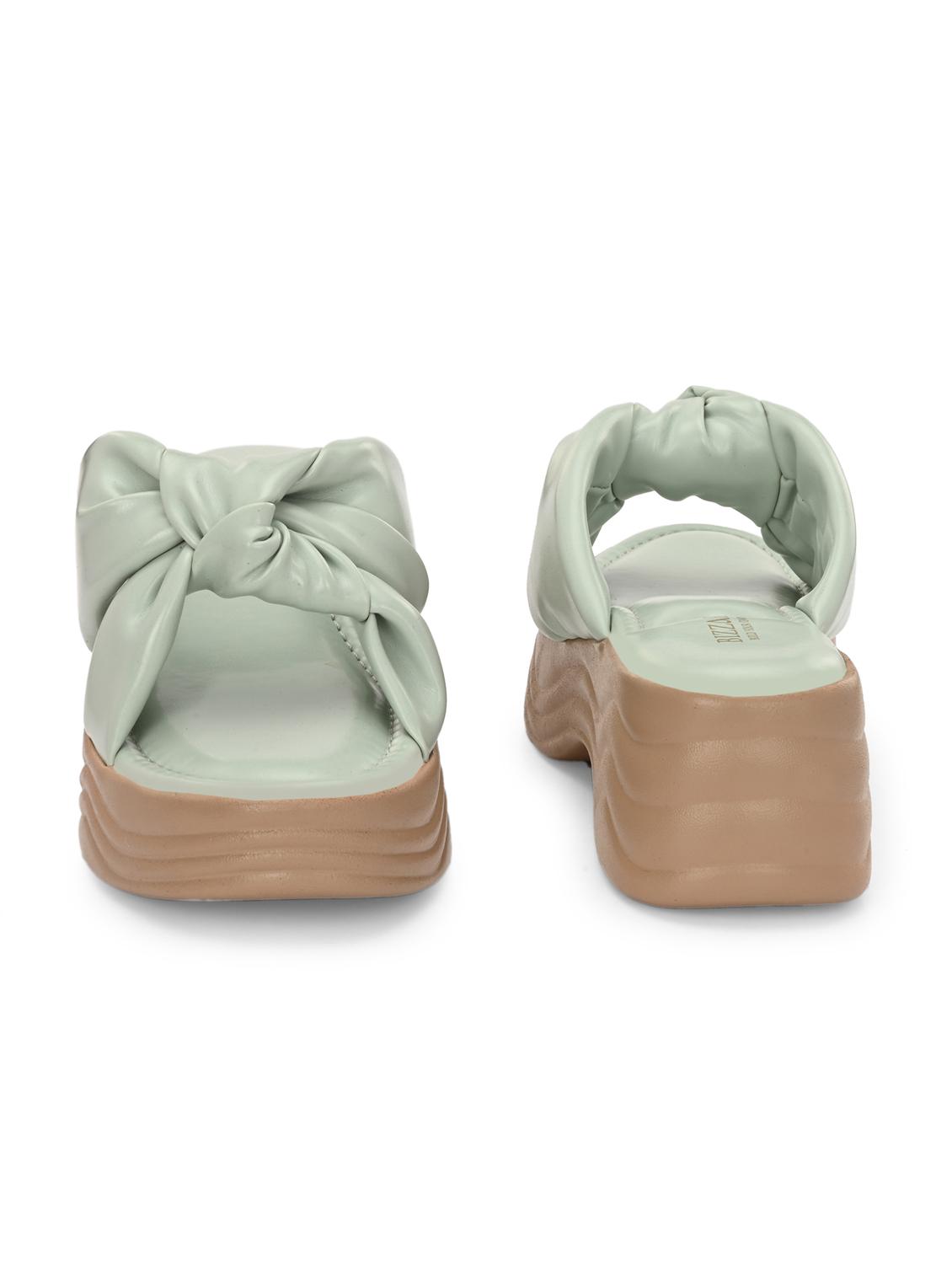 women green slip on wedge - 22037847 - Standard Image - 5