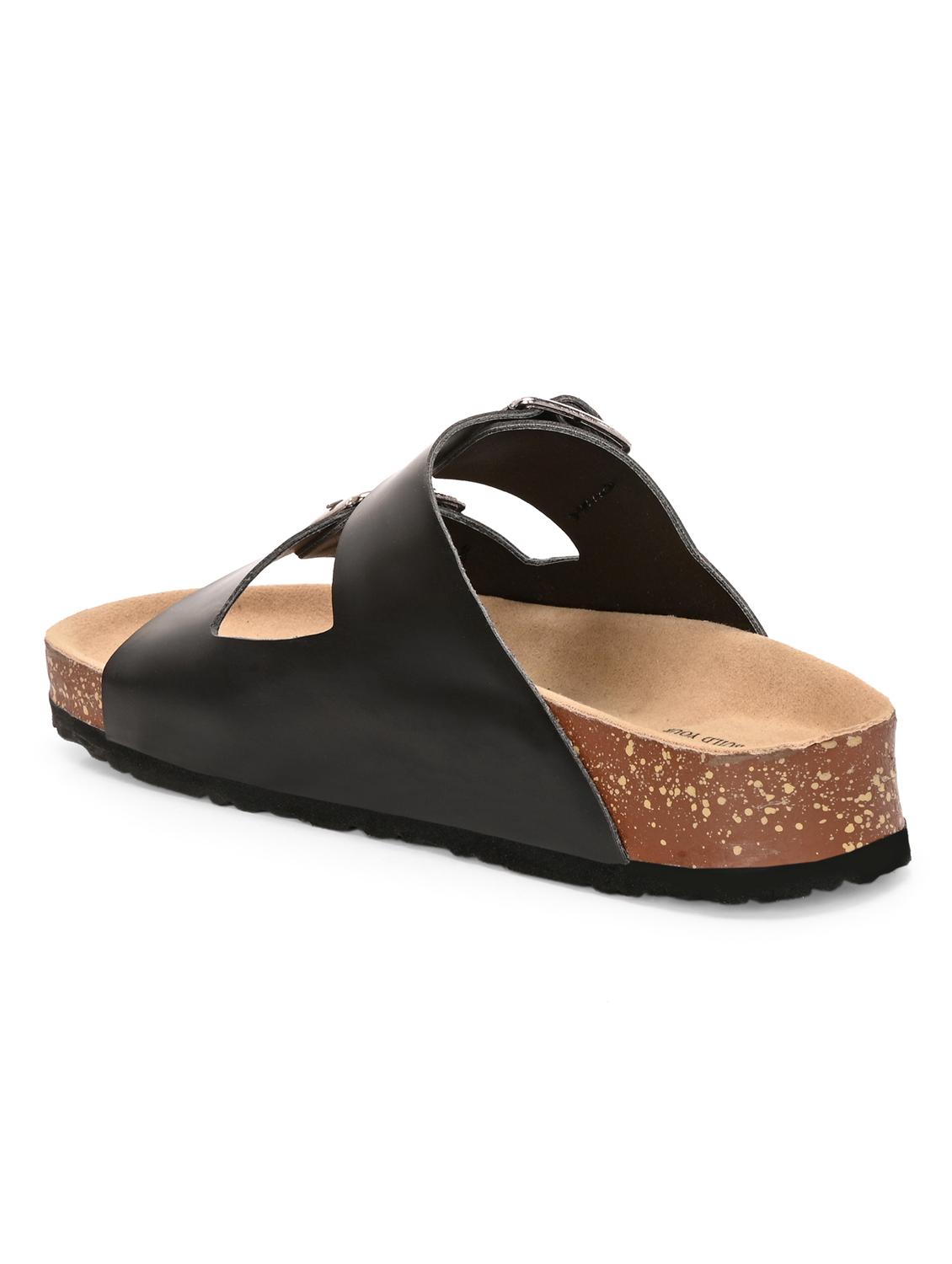 women black slip on sandal - 22037851 - Standard Image - 3