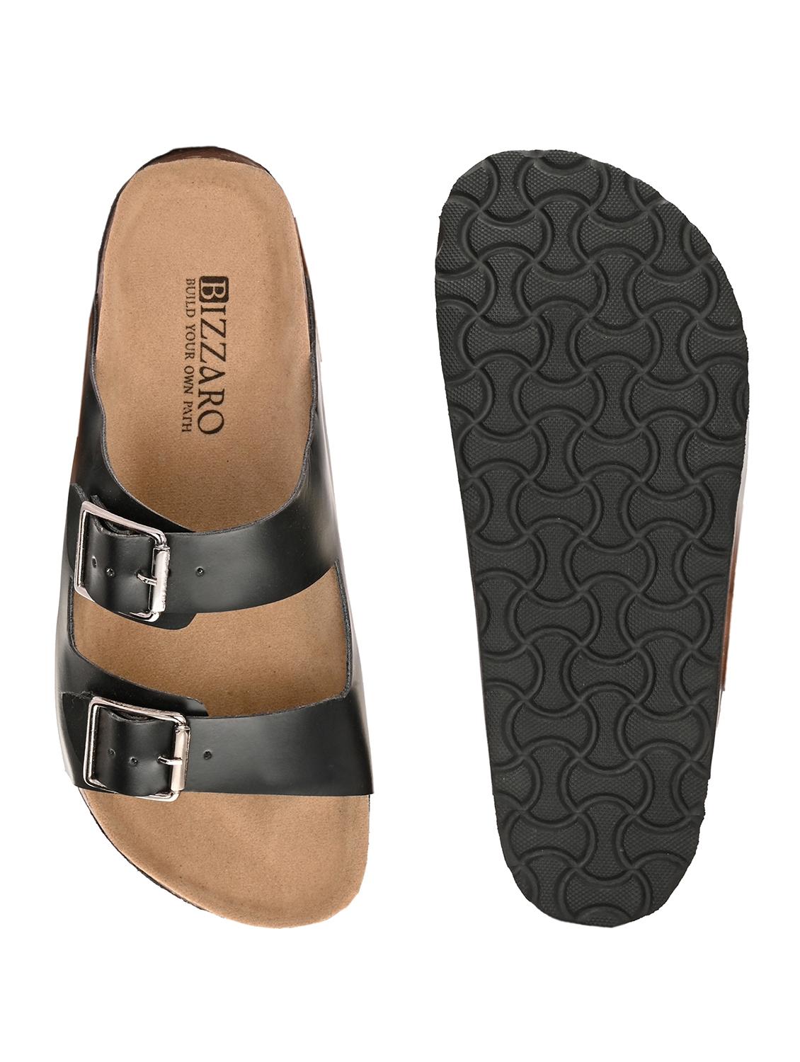 women black slip on sandal - 22037851 - Standard Image - 5