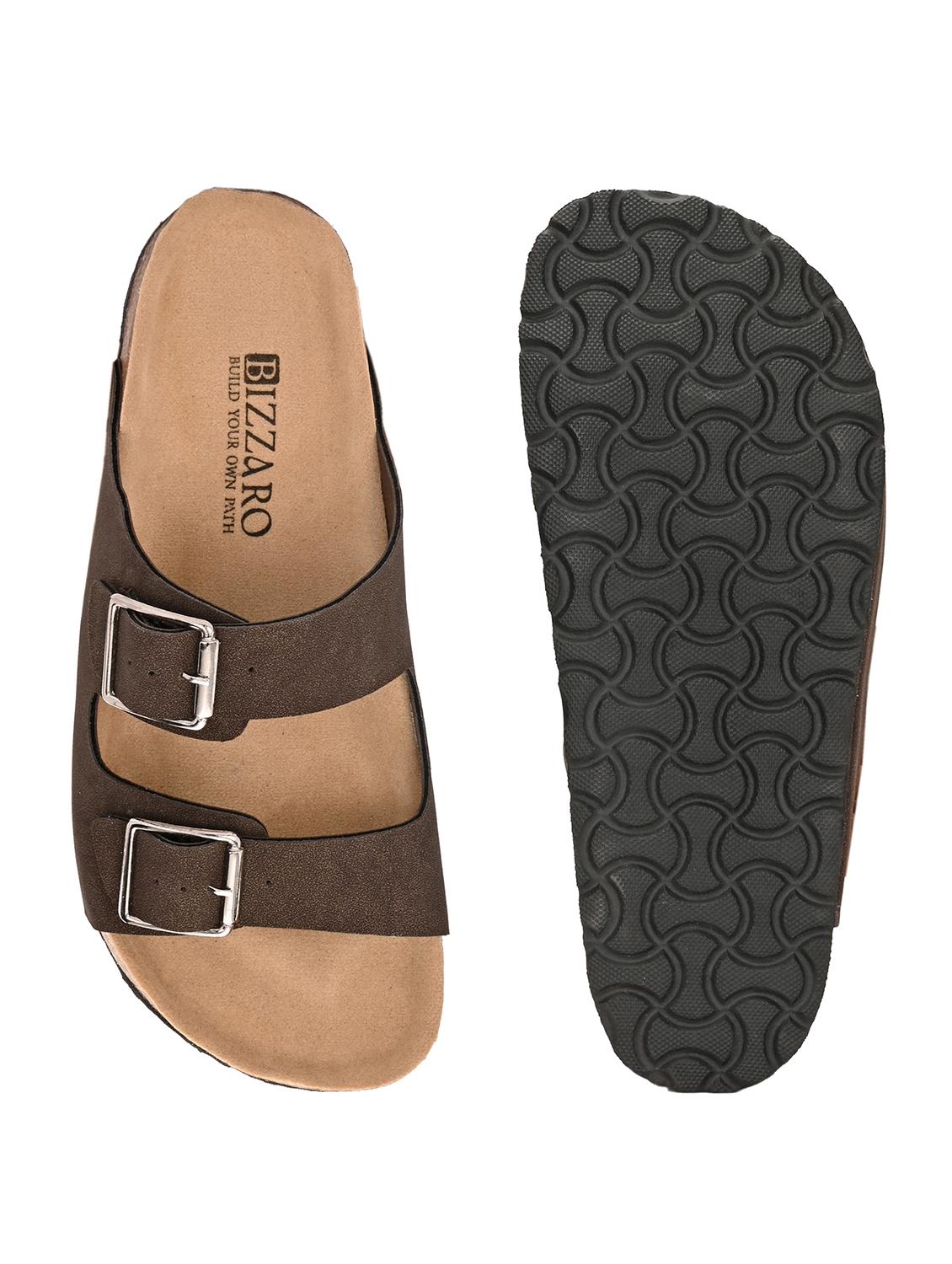 women brown slip on sandal - 22037853 - Standard Image - 5