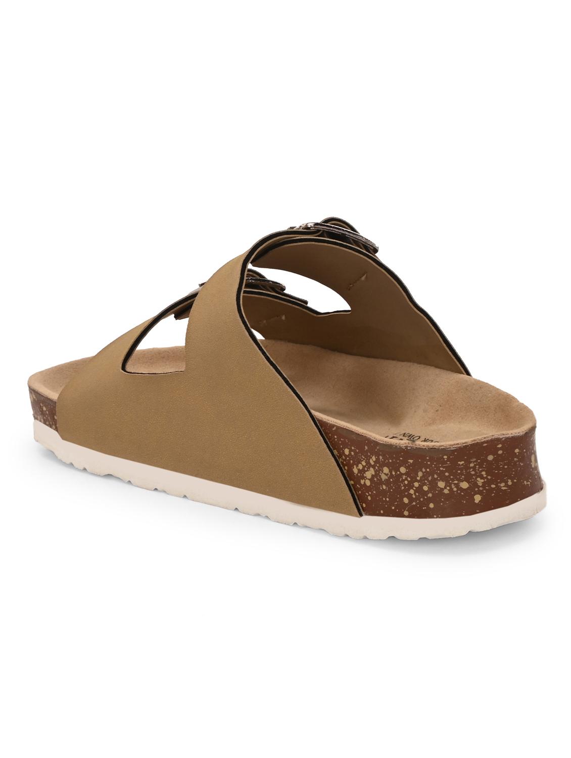 women beige slip on sandal - 22037854 - Standard Image - 3