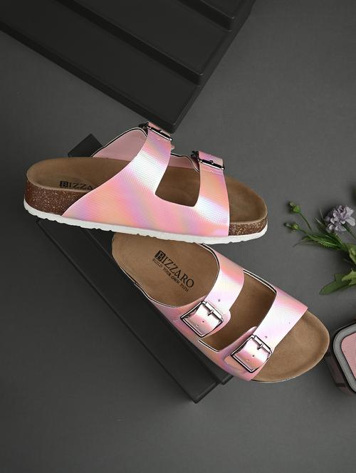 women pink slip on sandal - 22037857 - Standard Image - 0
