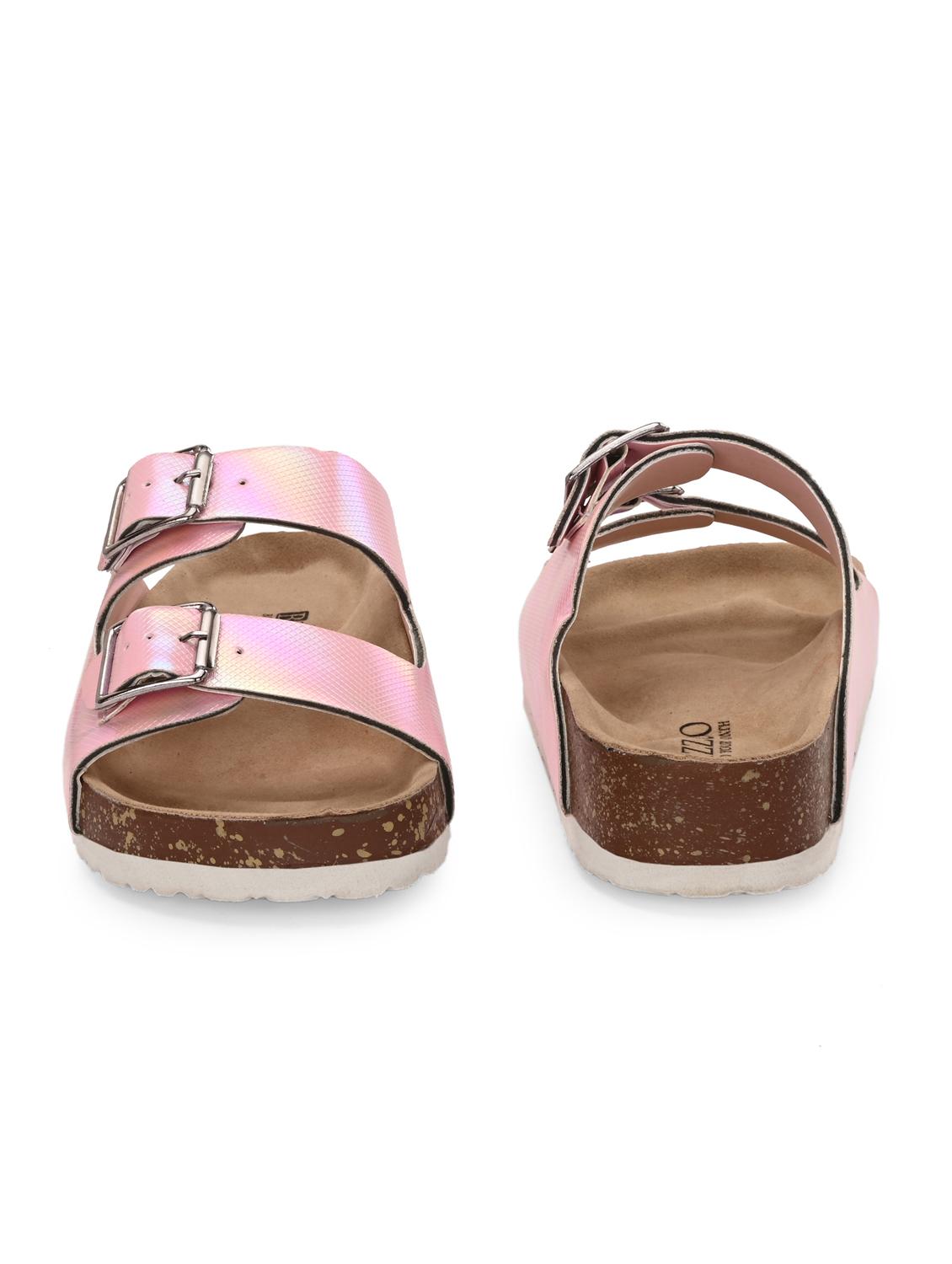 women pink slip on sandal - 22037857 - Standard Image - 3