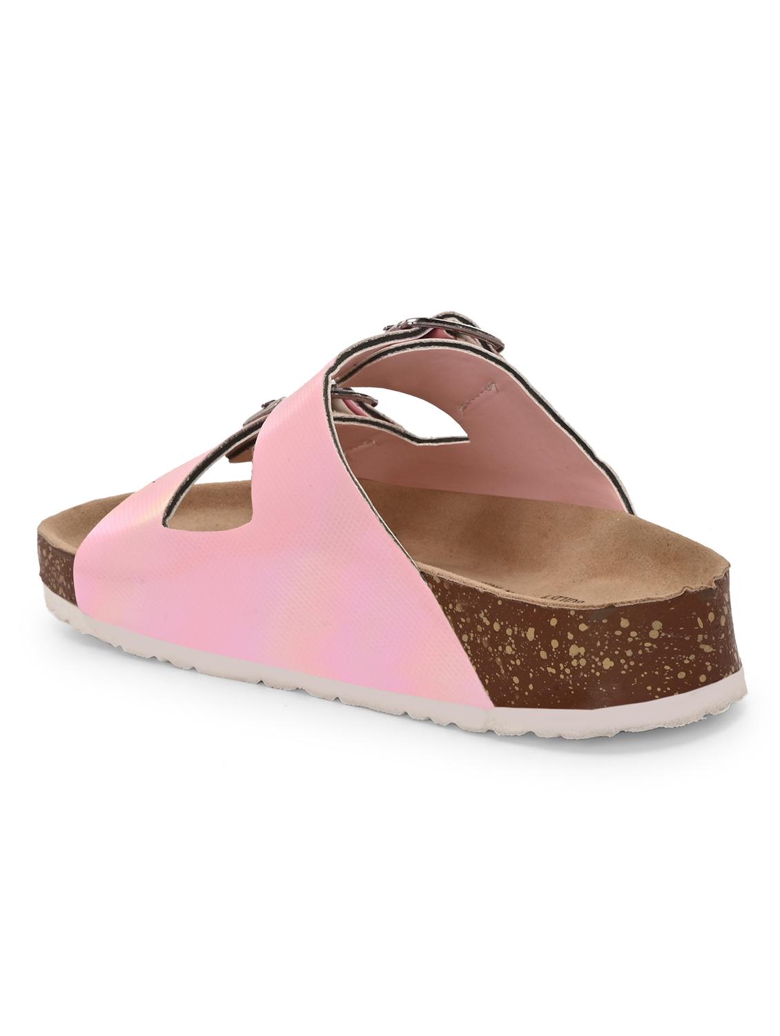 women pink slip on sandal - 22037857 - Standard Image - 5