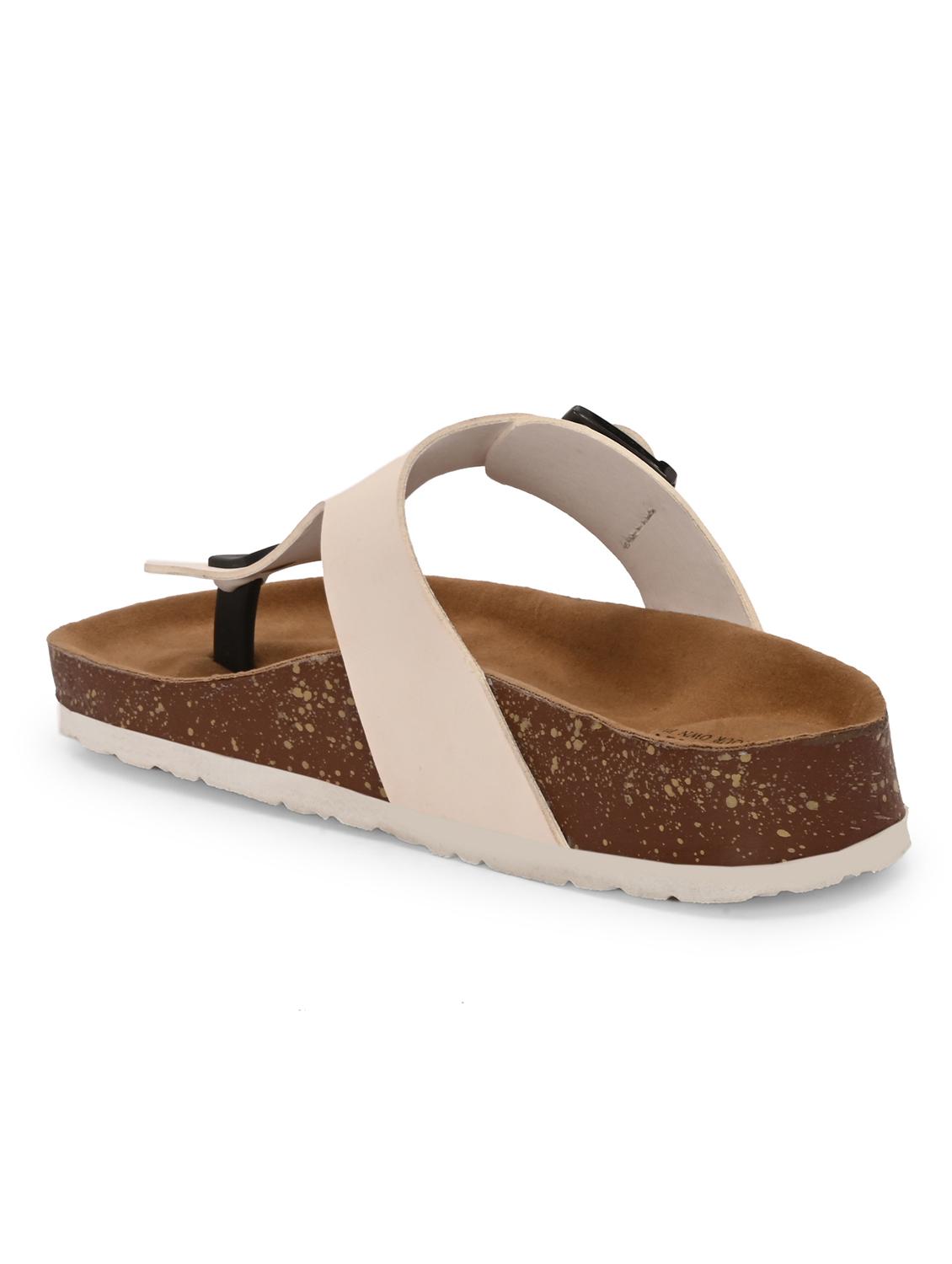 women off white slip on sandal - 22037860 - Standard Image - 3