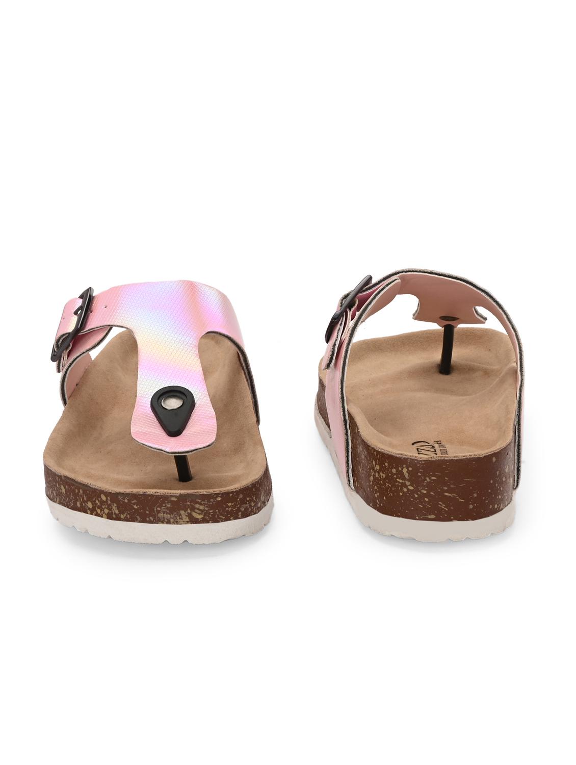 women pink slip on sandal - 22037861 - Standard Image - 3