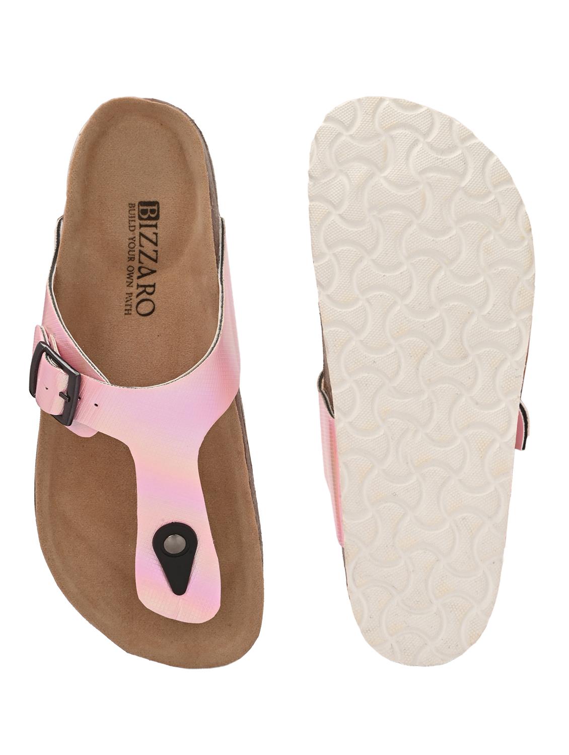 women pink slip on sandal - 22037861 - Standard Image - 5
