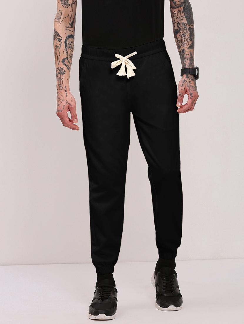 men solid mid rise regular fit jogger - 22037866 - Zoom Image - 0