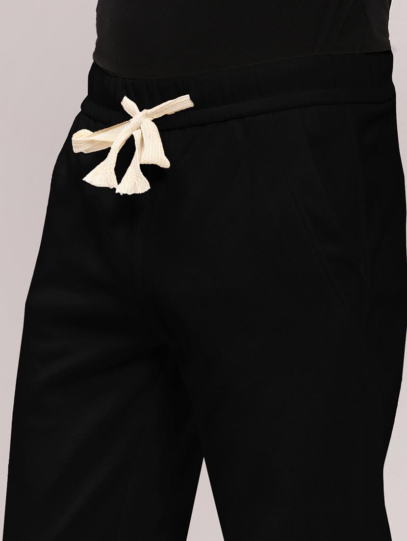 men solid mid rise regular fit jogger - 22037866 - Standard Image - 5