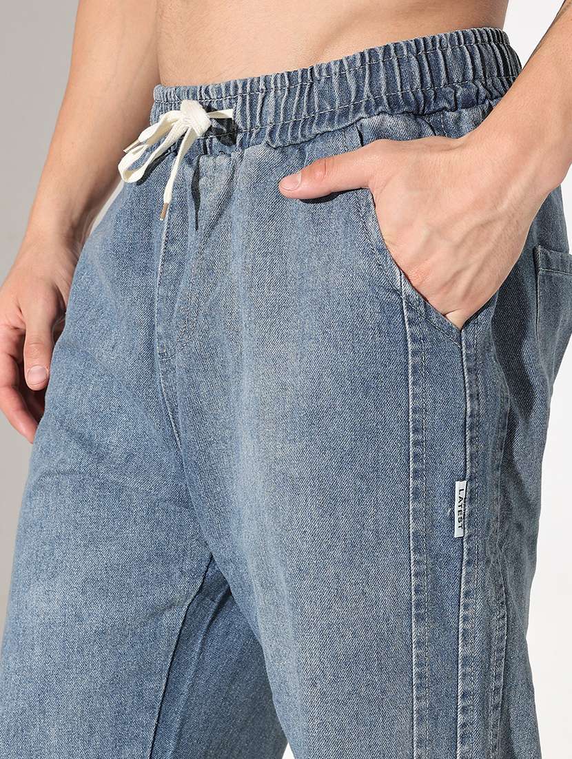 men solid mid rise straight fit jean - 22037897 -  Standard Image - 5