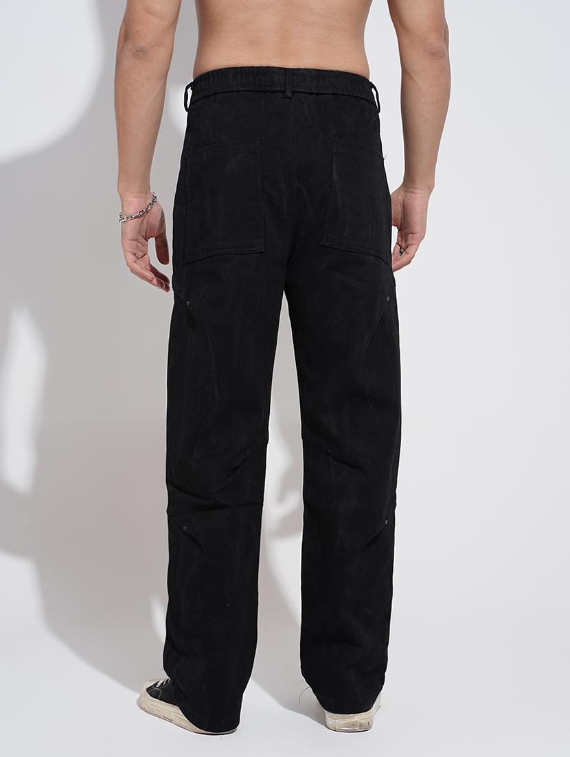 men solid mid rise straight fit jean - 22037900 - Standard Image - 3