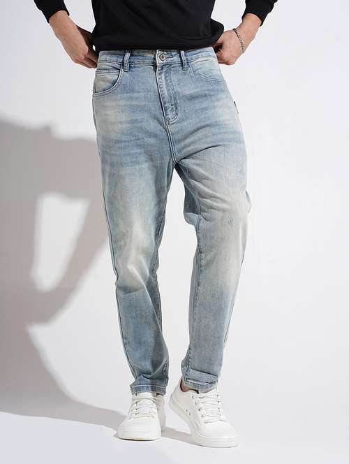 men solid mid rise slim fit jean - 22037904 - Standard Image - 0