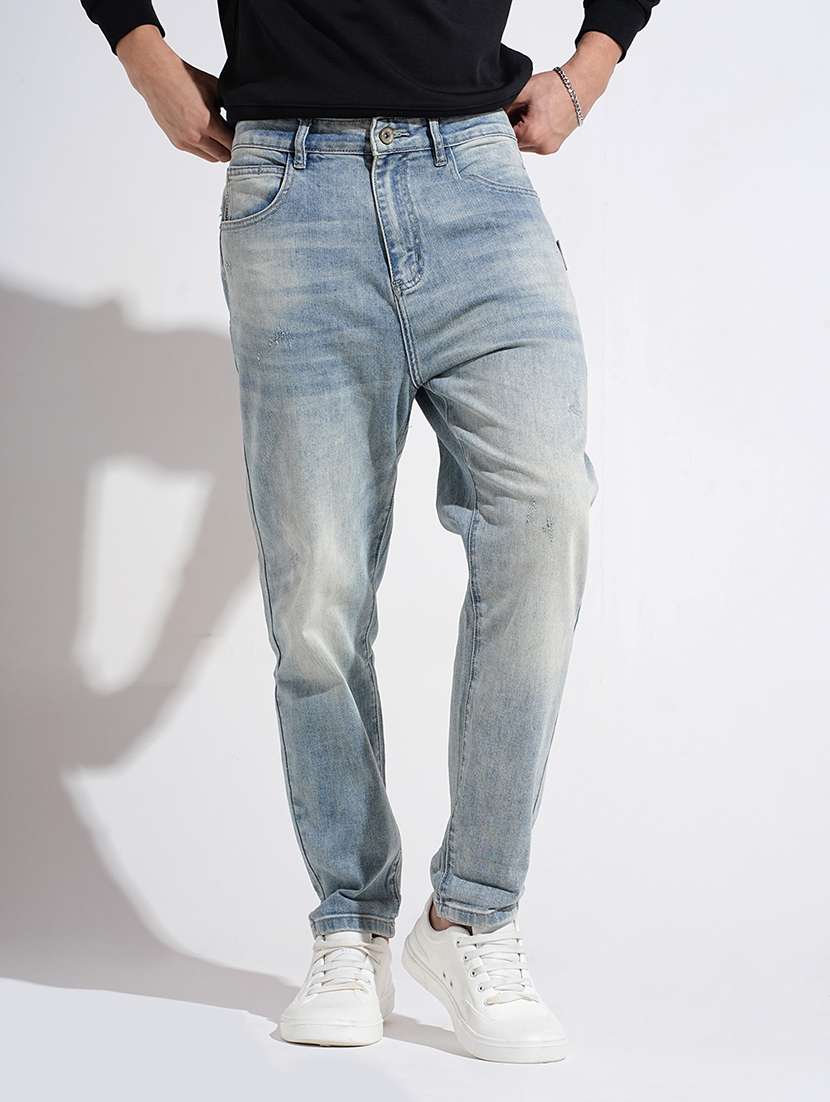 men solid mid rise slim fit jean - 22037904 - Zoom Image - 0