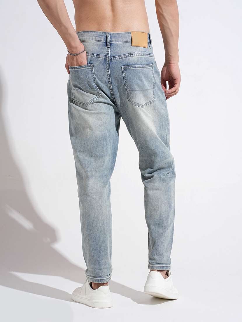 men solid mid rise slim fit jean - 22037904 - Standard Image - 3