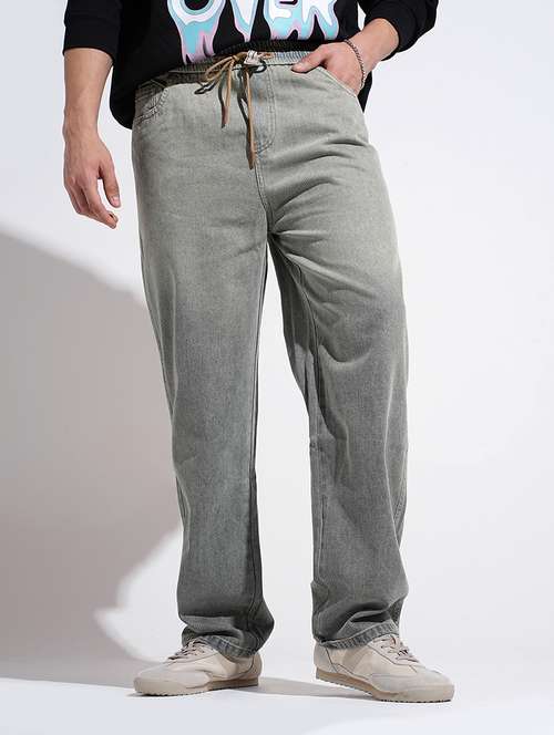 men washed mid rise straight fit jean - 22037908 - Standard Image - 0