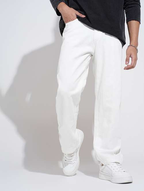 men solid mid rise straight fit jean - 22037911 -  Standard Image - 0