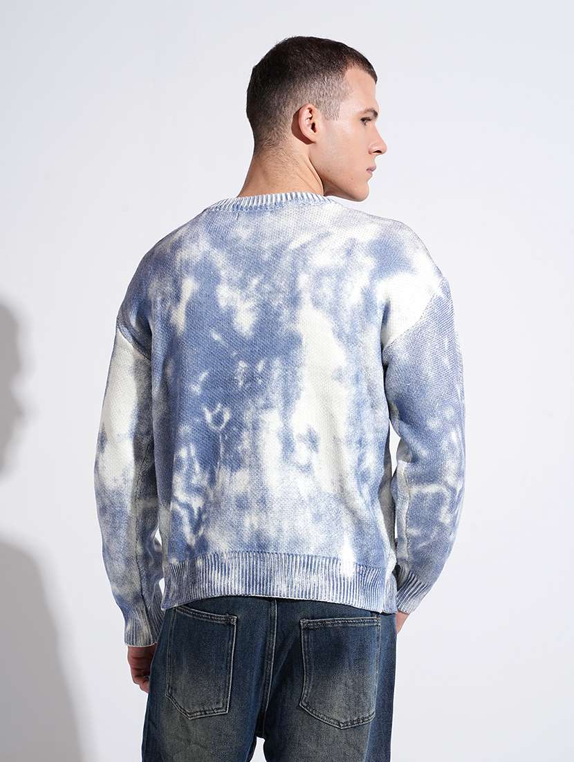 men printed long sleeve round neck sweatshirt - 22037929 -  Standard Image - 3