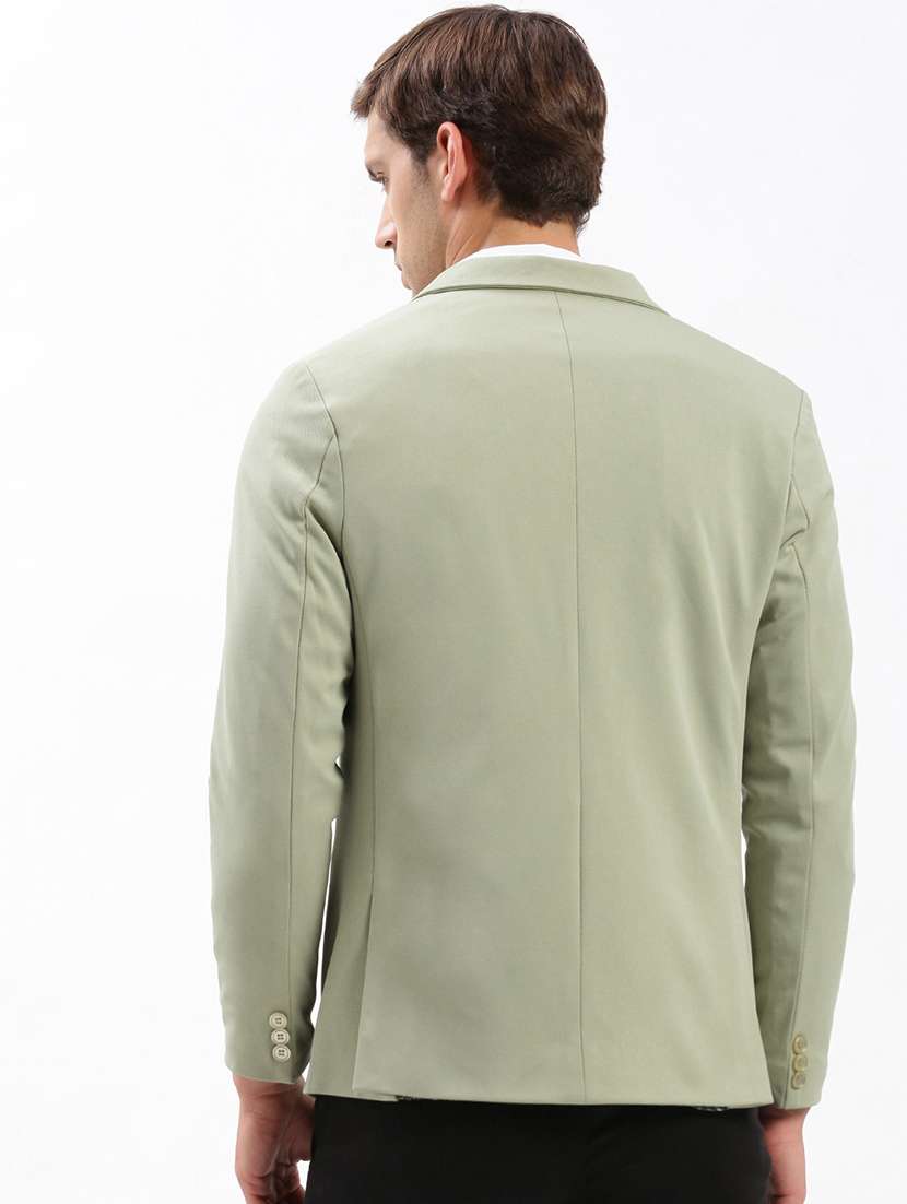men solid long sleeve single breasted blazer - 22037947 -  Standard Image - 3