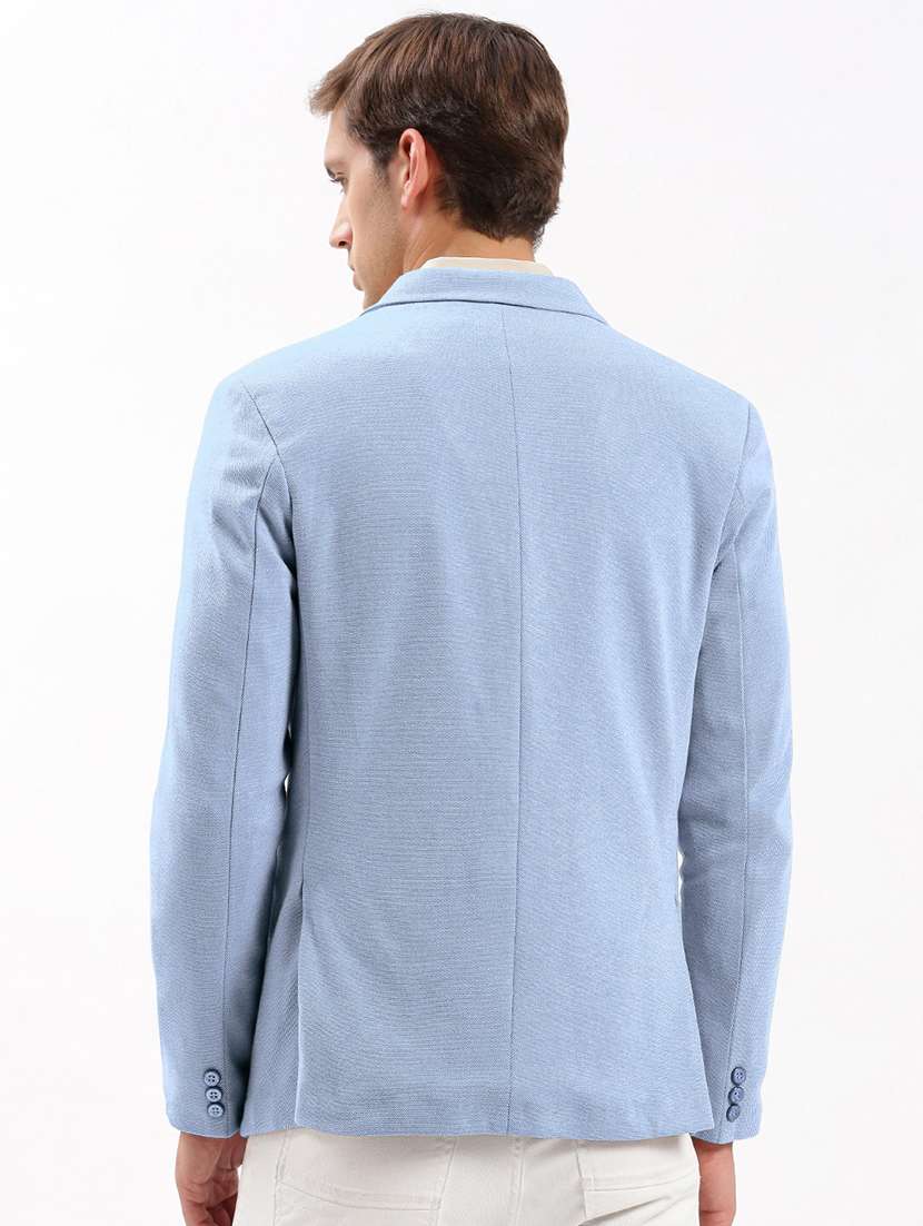 men solid long sleeve single breasted blazer - 22037955 -  Standard Image - 3