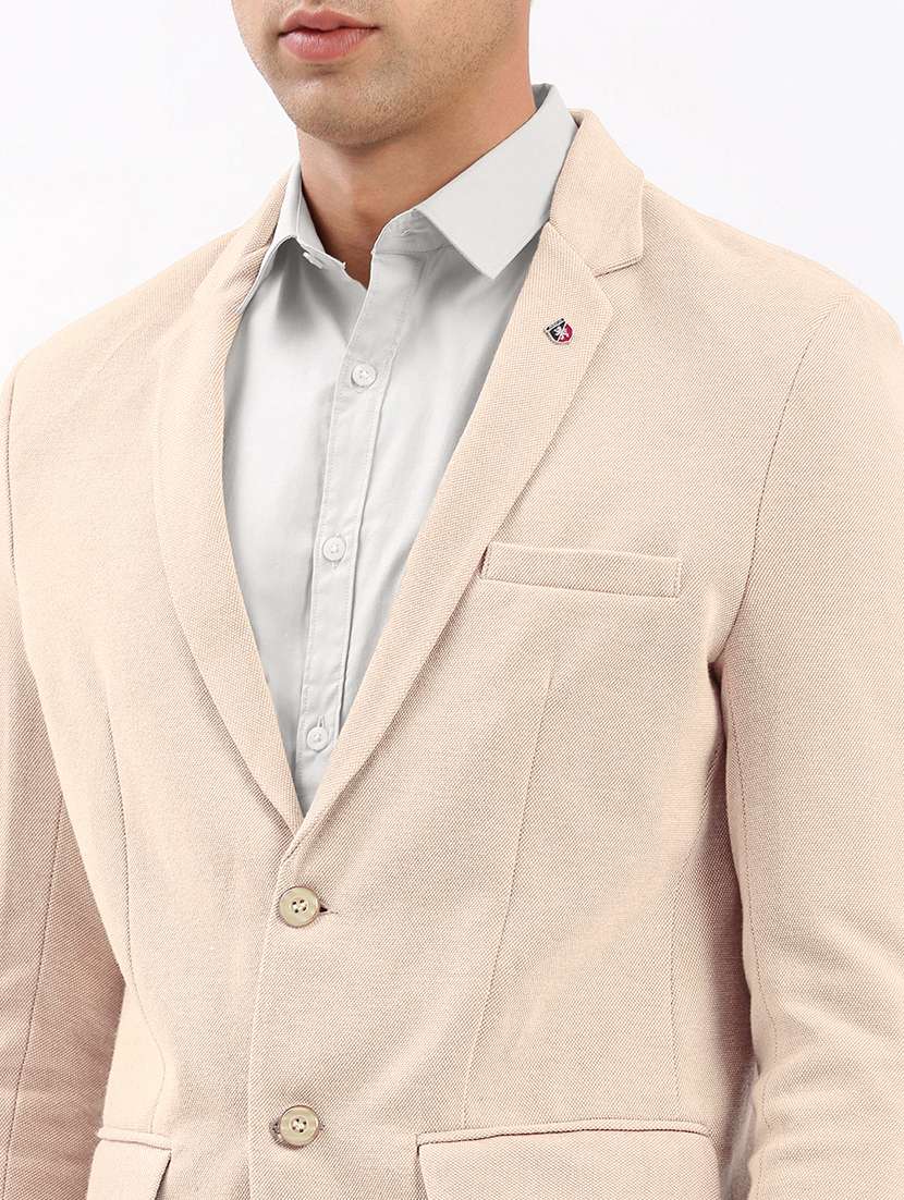 men solid long sleeve single breasted blazer - 22037956 -  Standard Image - 5