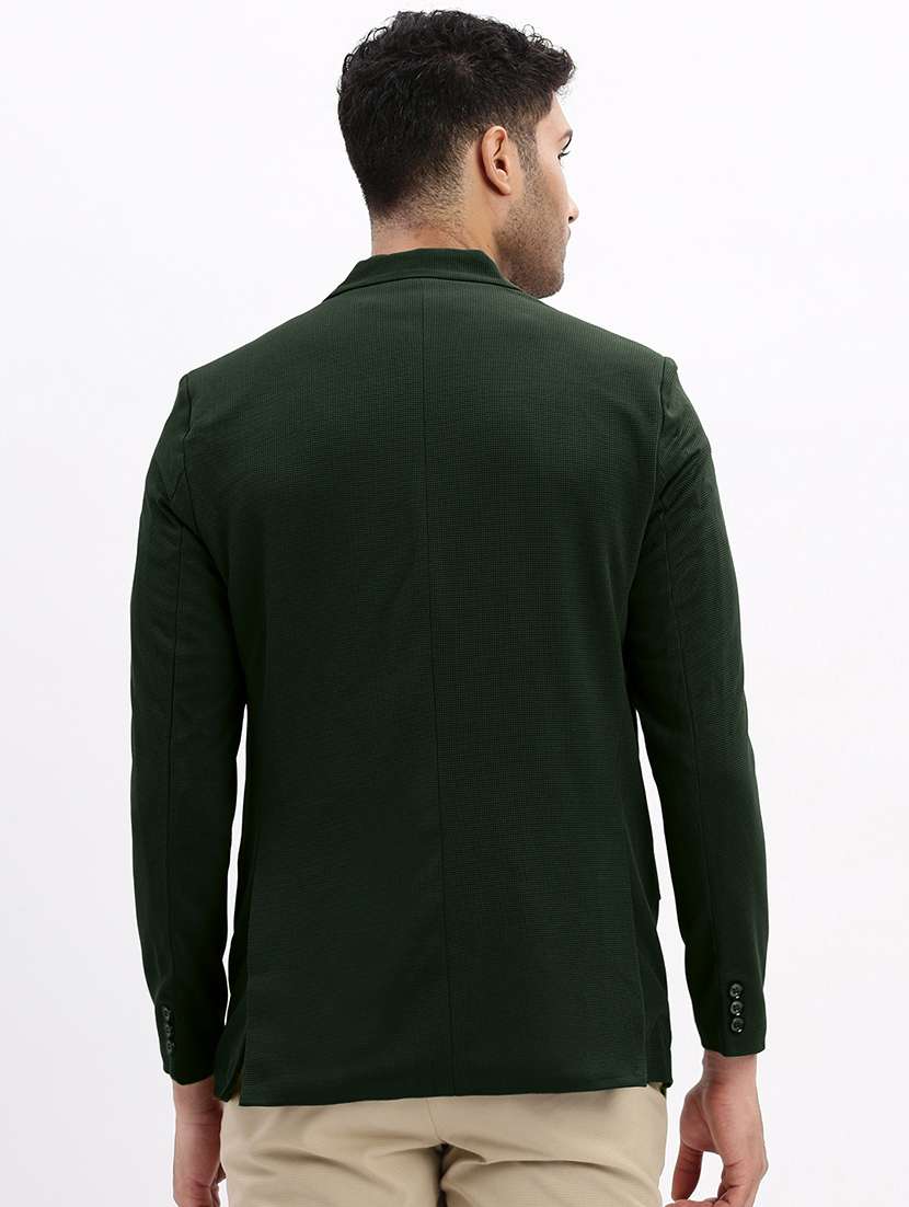 men solid long sleeve single breasted blazer - 22037957 -  Standard Image - 3