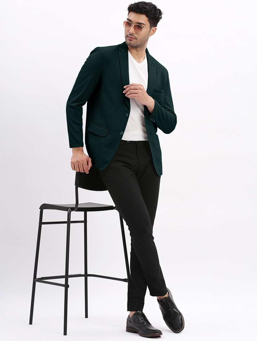 men solid long sleeve single breasted blazer - 22037958 -  Standard Image - 5