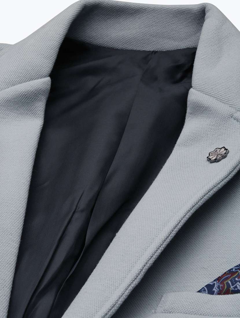 men solid long sleeve single breasted blazer - 22037962 -  Standard Image - 5