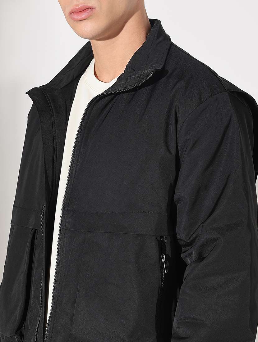 men solid long sleeve tailored jacket - 22037968 - Standard Image - 5