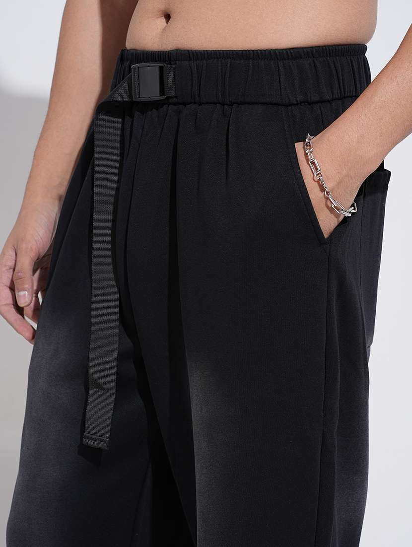 men washed mid rise baggy fit trouser - 22038037 -  Standard Image - 5