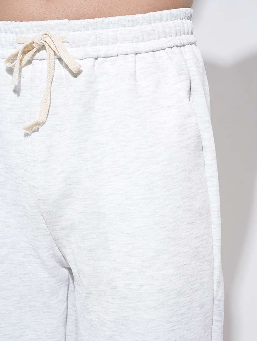 men grey solid relaxed fit track pant - 22038038 - Standard Image - 5