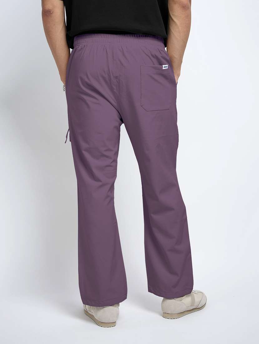 men solid mid rise relaxed fit parachute pants - 22038044 -  Standard Image - 3