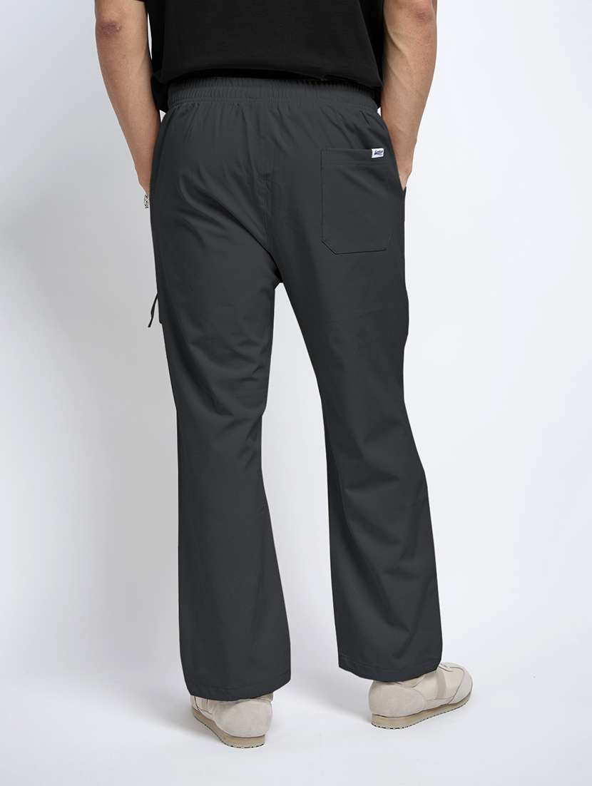 men solid mid rise relaxed fit parachute pants - 22038045 -  Standard Image - 3