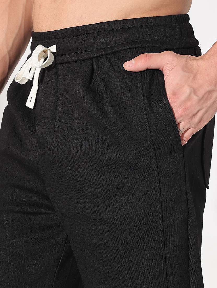 men solid mid rise relaxed fit track pant - 22038050 -  Standard Image - 5