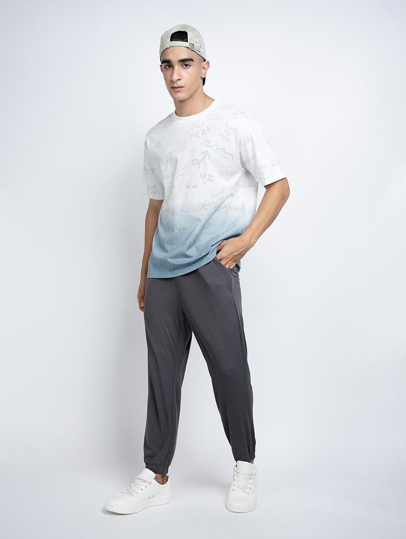 men printed short sleeve oversized t-shirt - 22038099 - Standard Image - 5
