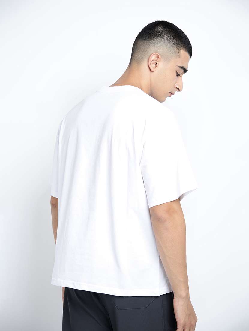 men printed short sleeve oversized t-shirt - 22038100 -  Standard Image - 3