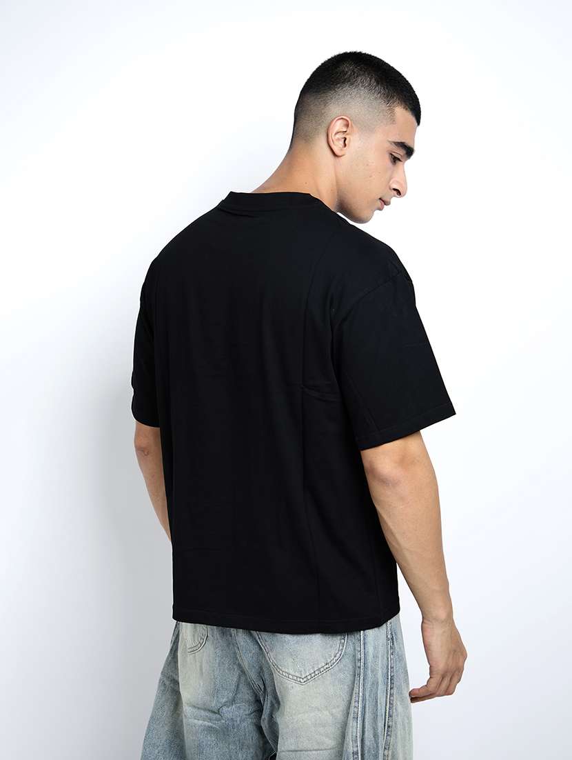 men printed short sleeve oversized t-shirt - 22038102 -  Standard Image - 3