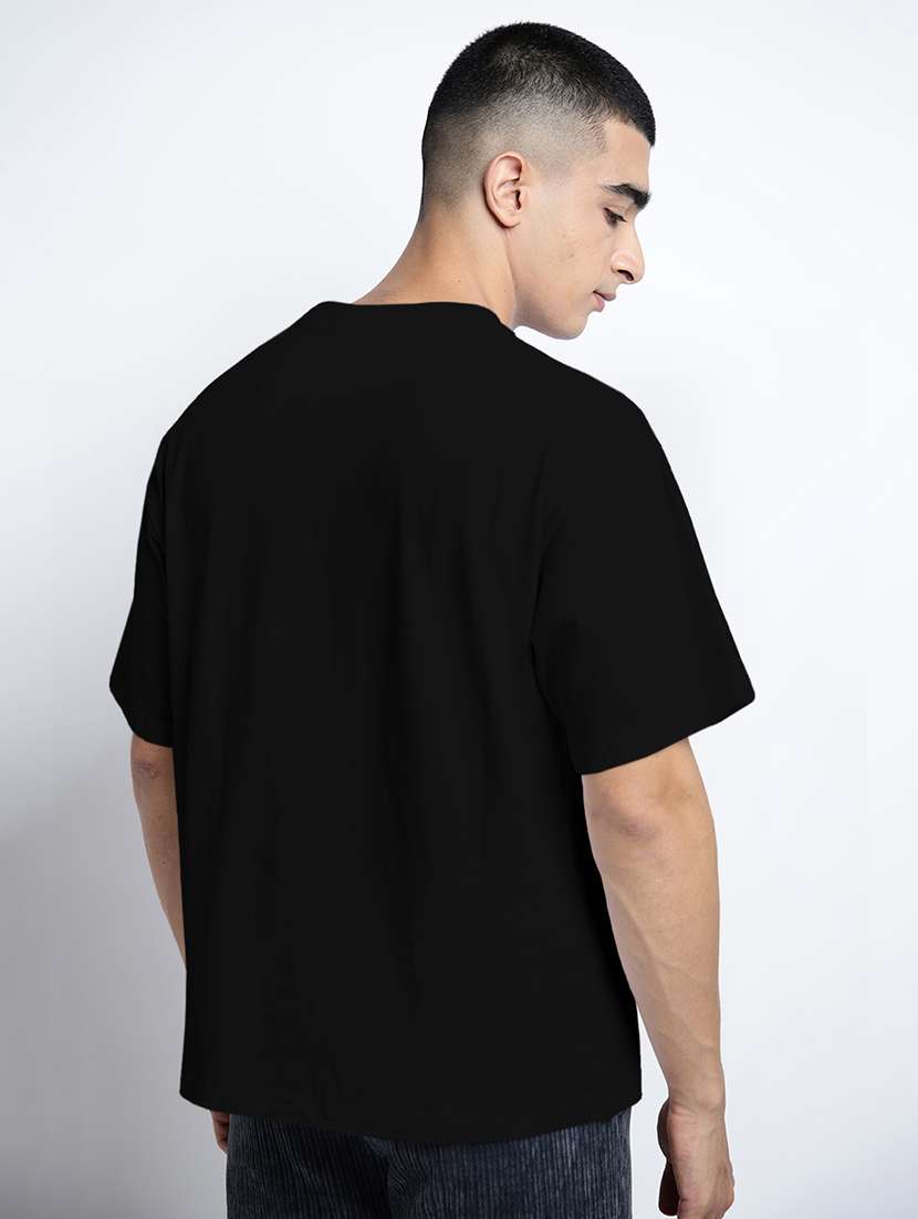 Men Printed Short Sleeve Oversized T-shirt - 22038104 -  Standard Image - 3