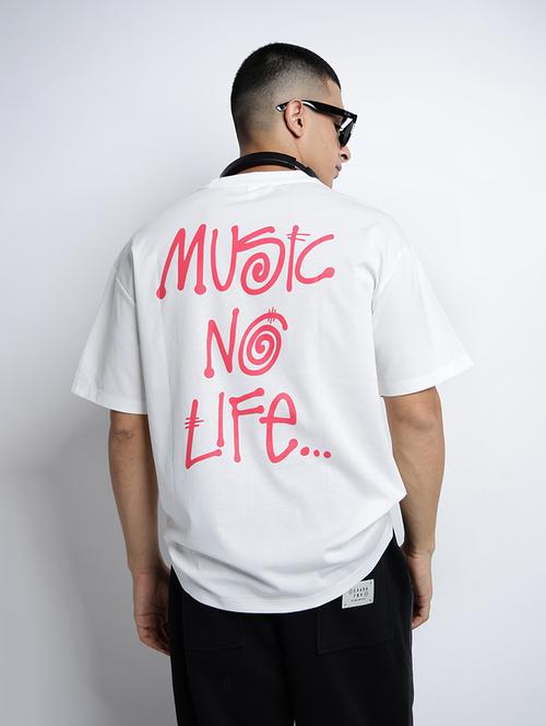men printed short sleeve oversized t-shirt - 22038108 - Standard Image - 0
