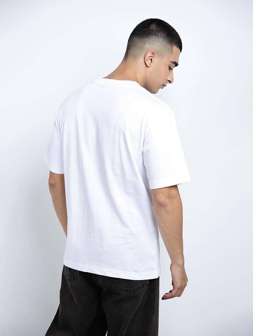 men printed short sleeve loose fit t-shirt - 22038122 -  Standard Image - 5