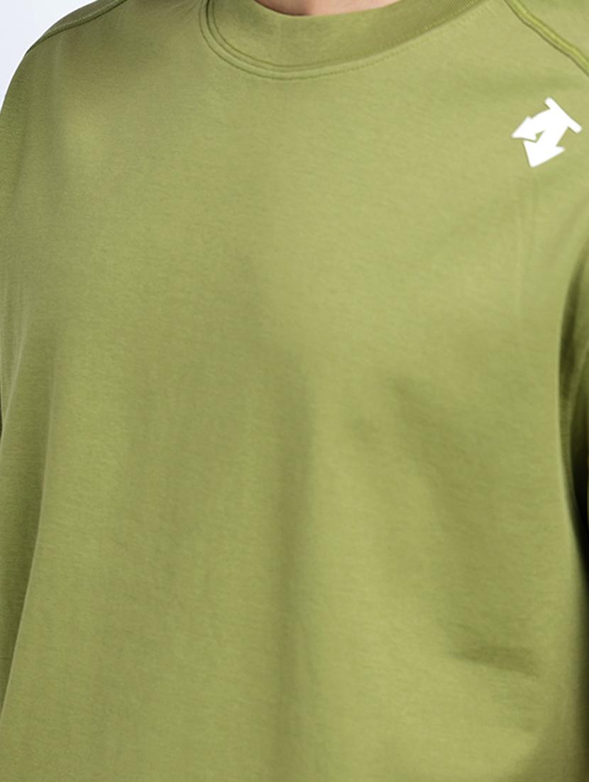 men solid short sleeve loose fit t-shirt - 22038123 - Standard Image - 5