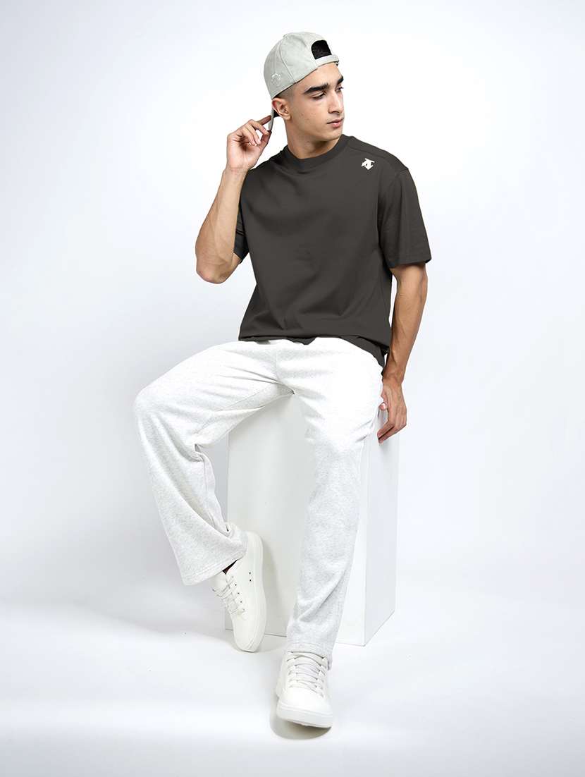 men solid short sleeve loose fit t-shirt - 22038125 -  Standard Image - 5