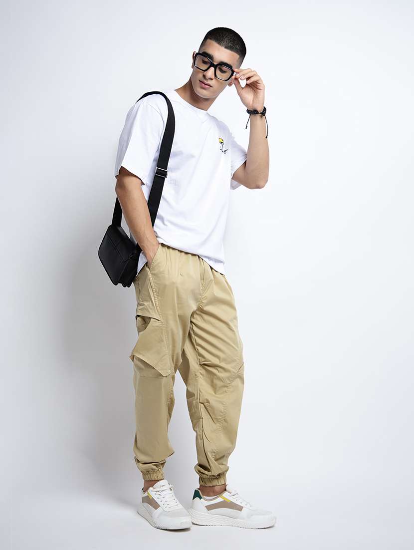 men printed short sleeve oversized t-shirt - 22038127 -  Standard Image - 3