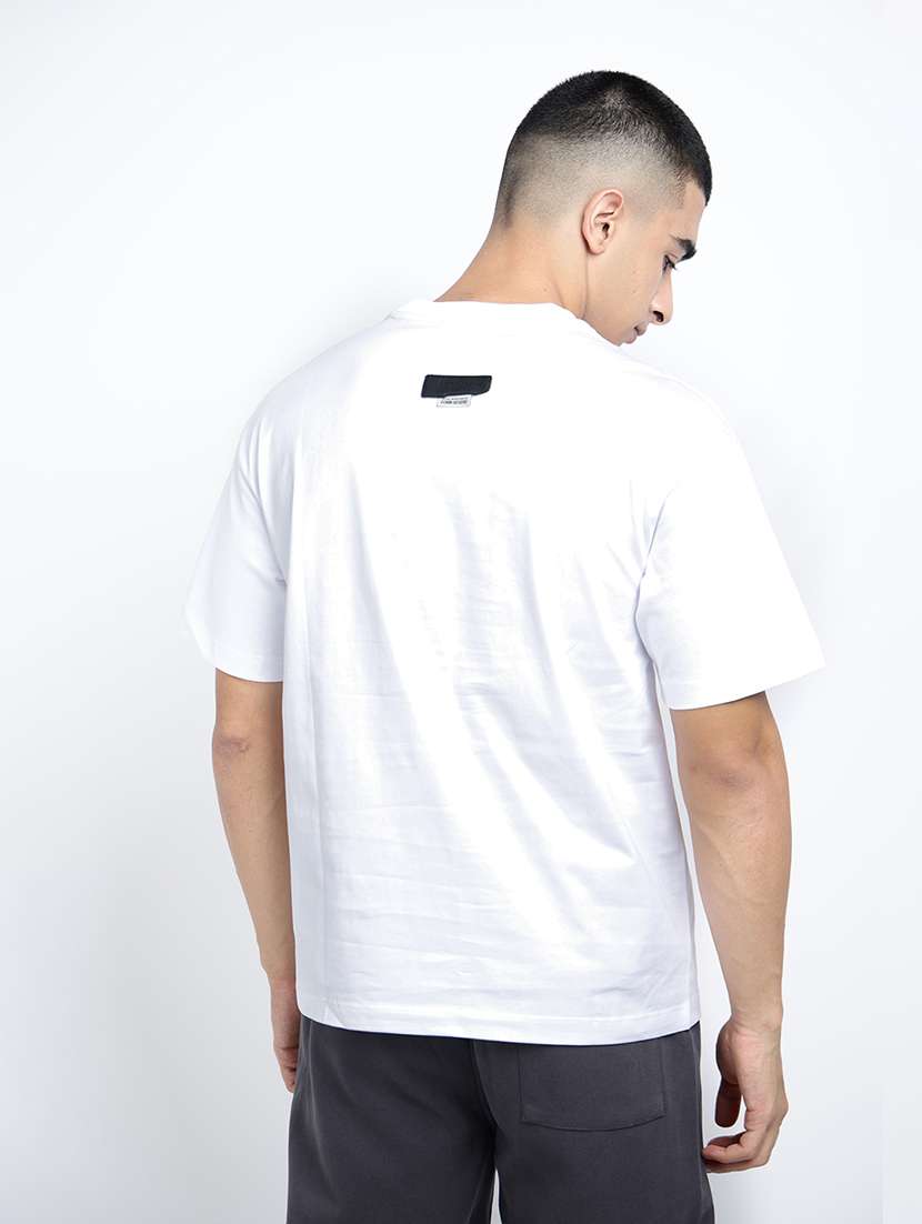 men solid short sleeve loose fit t-shirt - 22038130 -  Standard Image - 3