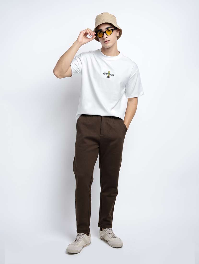 men printed short sleeve loose fit t-shirt - 22038131 -  Standard Image - 3