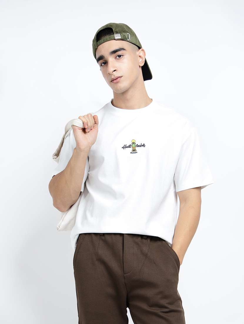 men printed short sleeve loose fit t-shirt - 22038131 -  Standard Image - 5