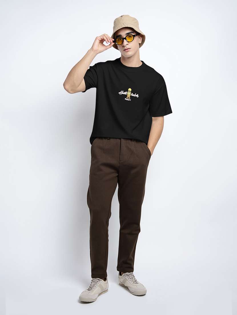 men printed short sleeve loose fit t-shirt - 22038132 -  Standard Image - 5